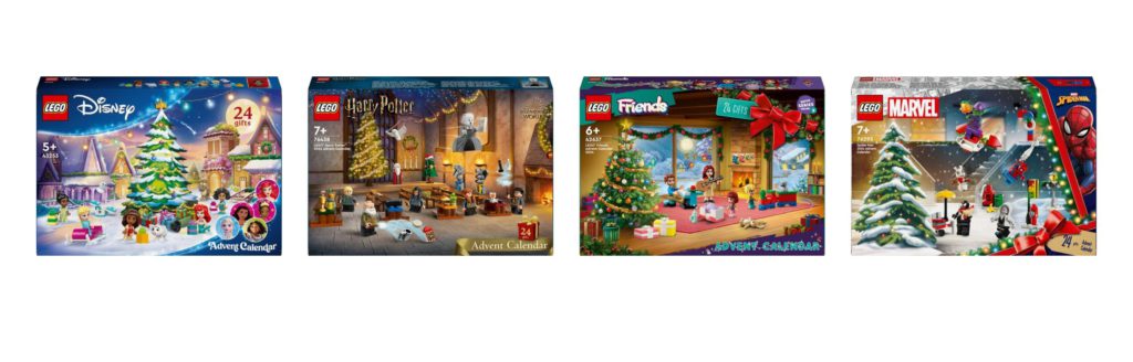 Velanglijstje Adventkalenders 2024 LEGO - Kidshoekje.nl