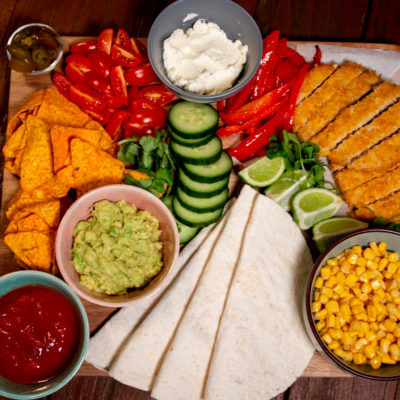 Plantaardige Krokante Kip Tortilla Plank- Kidshoekje.nl