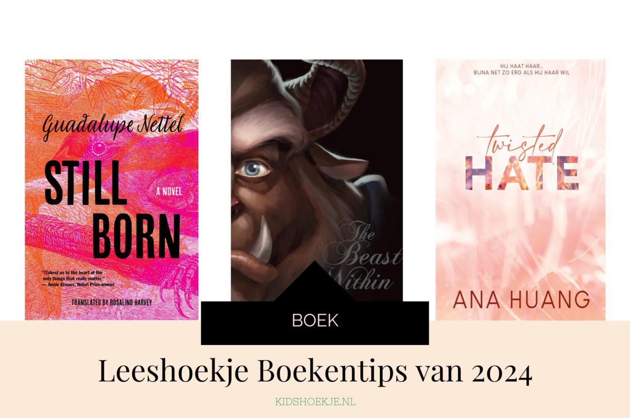 Leeshoekje Boekentips van 2024 - Kidshoekje.nl