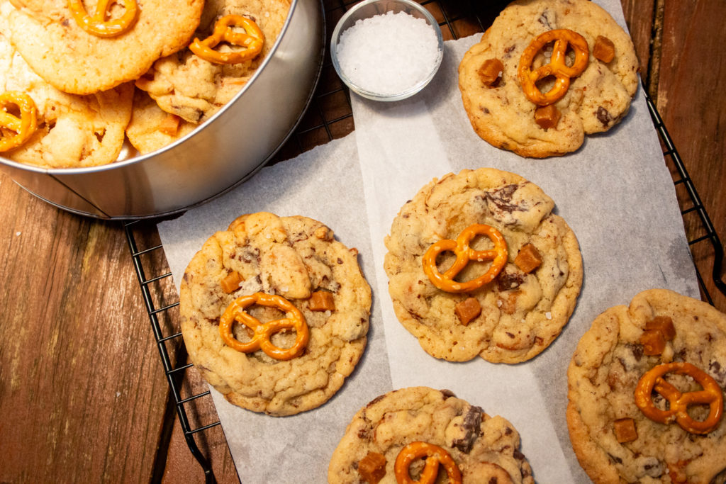 Pretzel Toffee Chocolade Koekjes - Kidshoekje.nl
