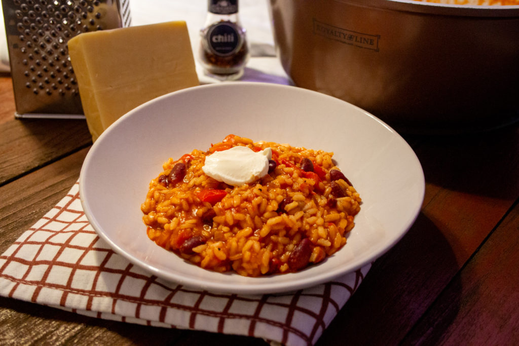 Vegetarische Cajun Risotto - Kidshoekje.nl