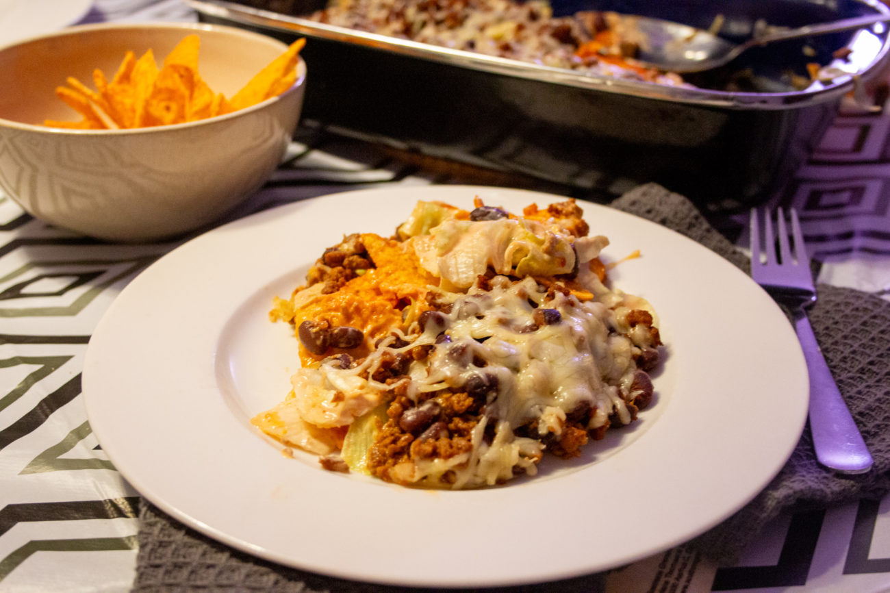 Vegetarische Mexicaanse Ovenschotel