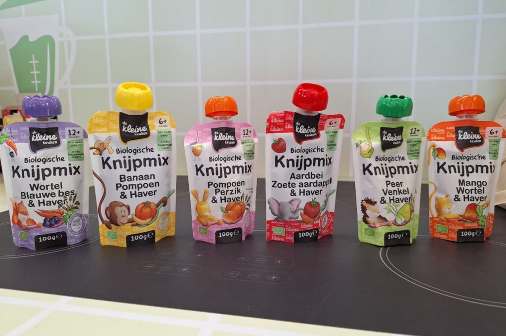 De Kleine Keuken knijpmix Negenmaandenbeurs 2025 - Kidshoekje.nl