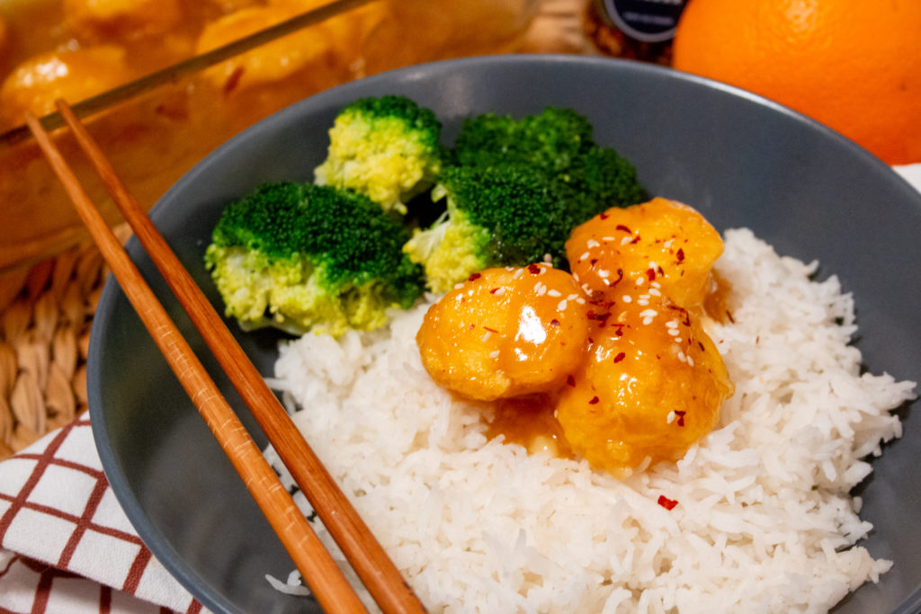 Vegetarische Orange Chicken - Kidshoekje.nl
