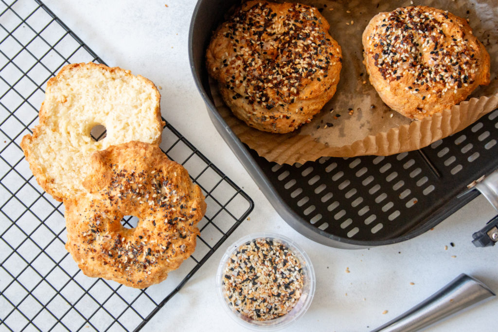 Airfryer Bagels - Kidshoekje.nl