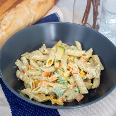 Avocado Ranch PastaSalade - Kidshoekje.nl