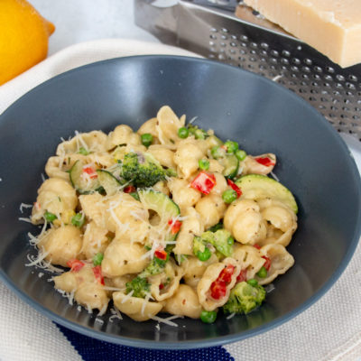 Vegetarische Pasta Primavera - Kidshoekje.nl