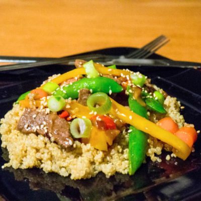 Beef Teriyaki met Quinoa - Kidshoekje.nl