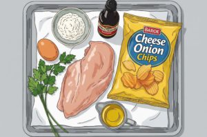 Crunchy Cheese-Onion Kip_ Een Krokant Recept met Chips - Kidshoekje.nl