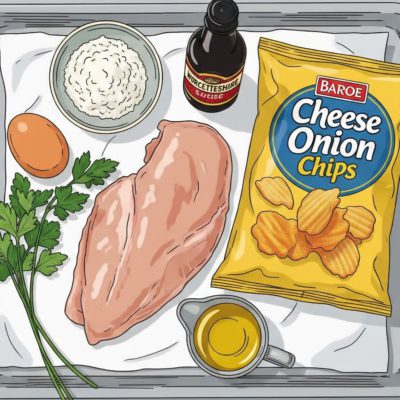 Crunchy Cheese-Onion Kip_ Een Krokant Recept met Chips - Kidshoekje.nl