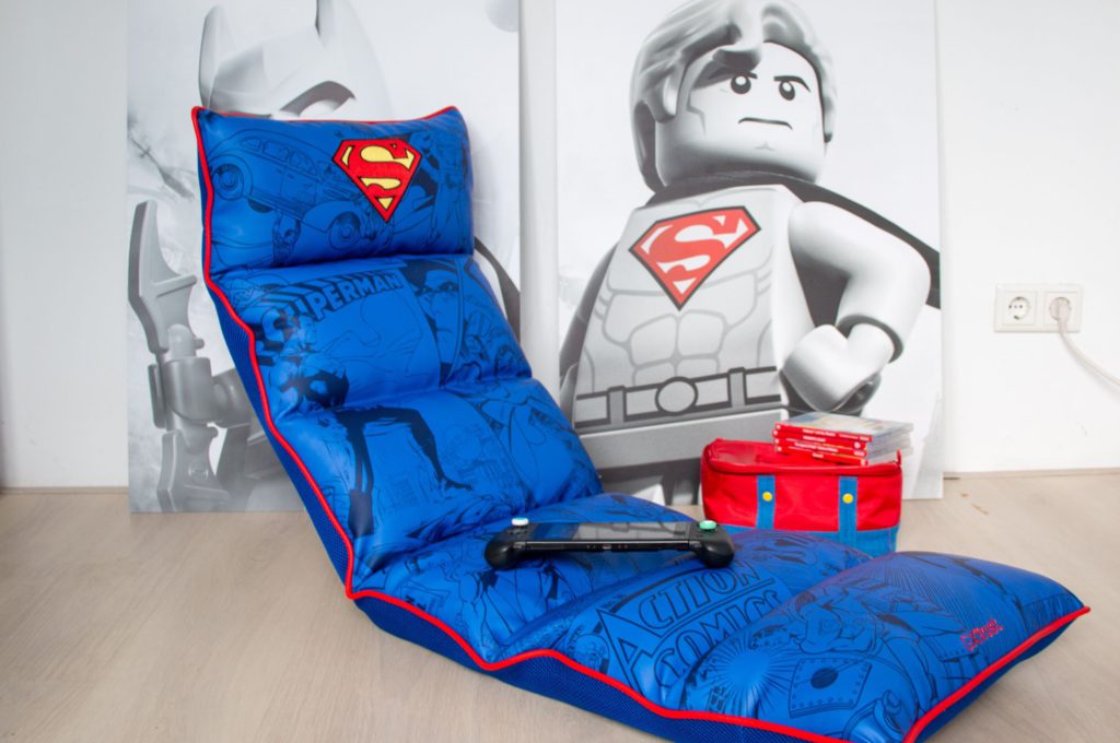 GXTrust Supermanlijn Rayzee inklapbare gaming-vloerstoel - Kidshoekje.nl