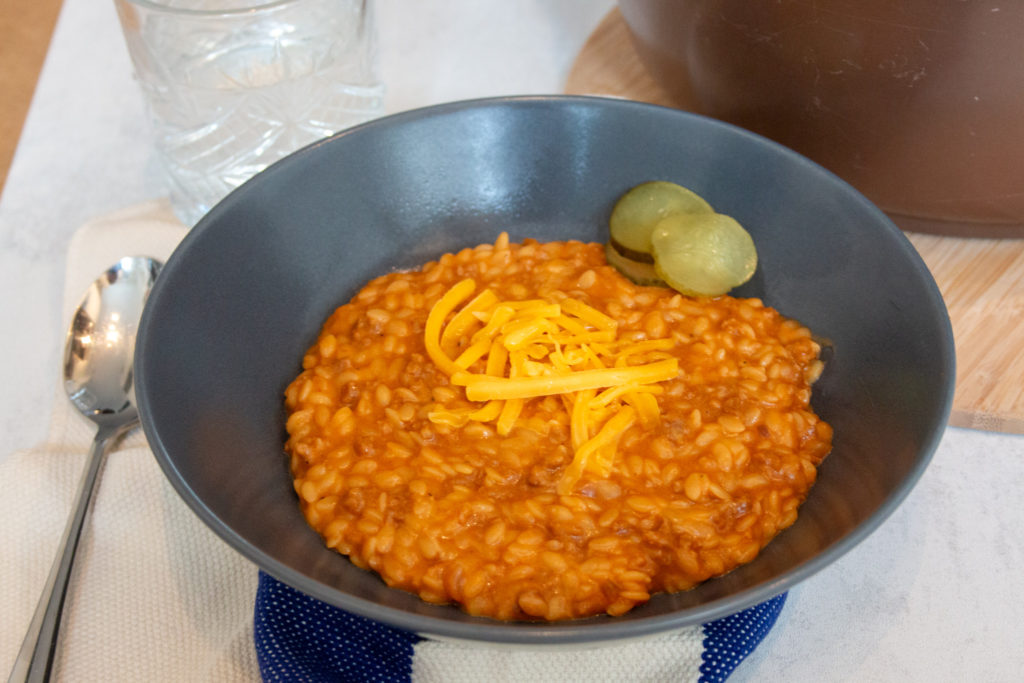 Vegetarische Cheeseburger Orzo - Kidshoekje.nl