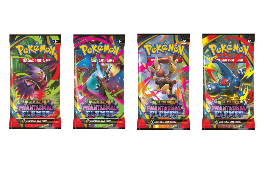 Booster Packs Pokémon TCG Mega Evolution_ Phantasmal Flames - Kidshoekje.nl
