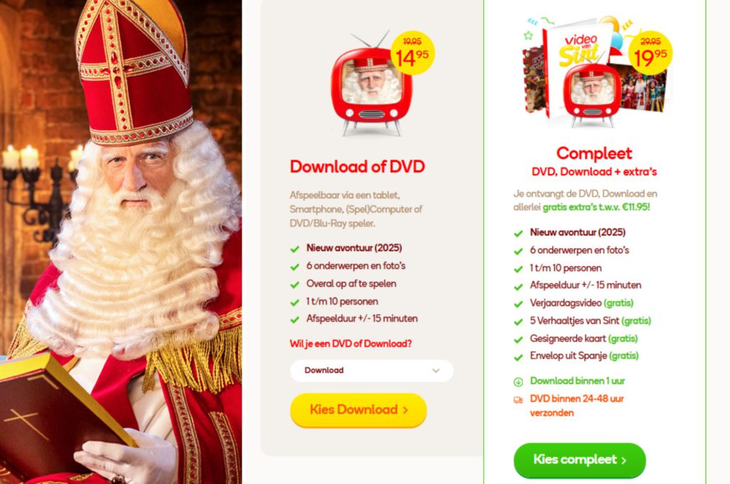 Video van Sint 2025 Opties - Kidshoekje.nl