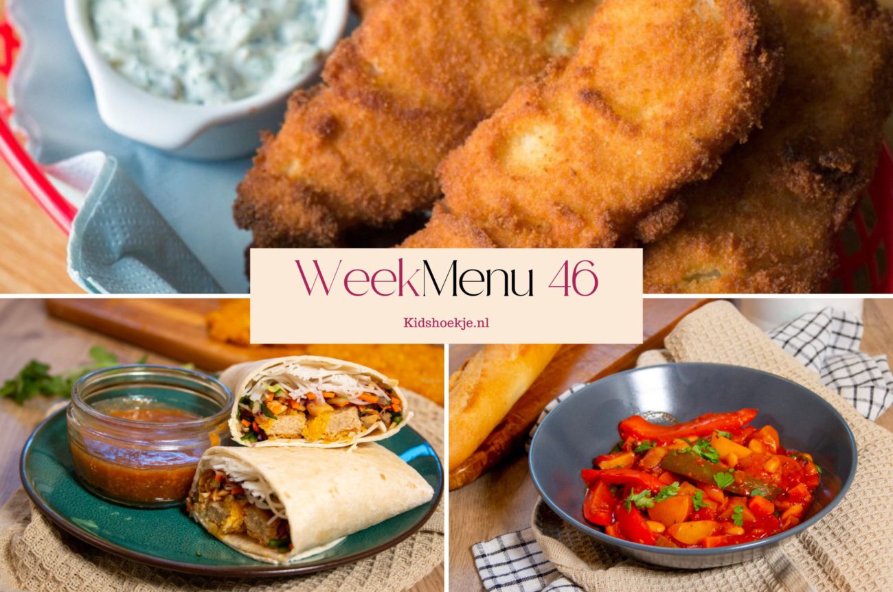 Weekmenu 46 – Makkelijke en kindvriendelijke recepten voor Sinterklaastijd - Kidshoekje.nl