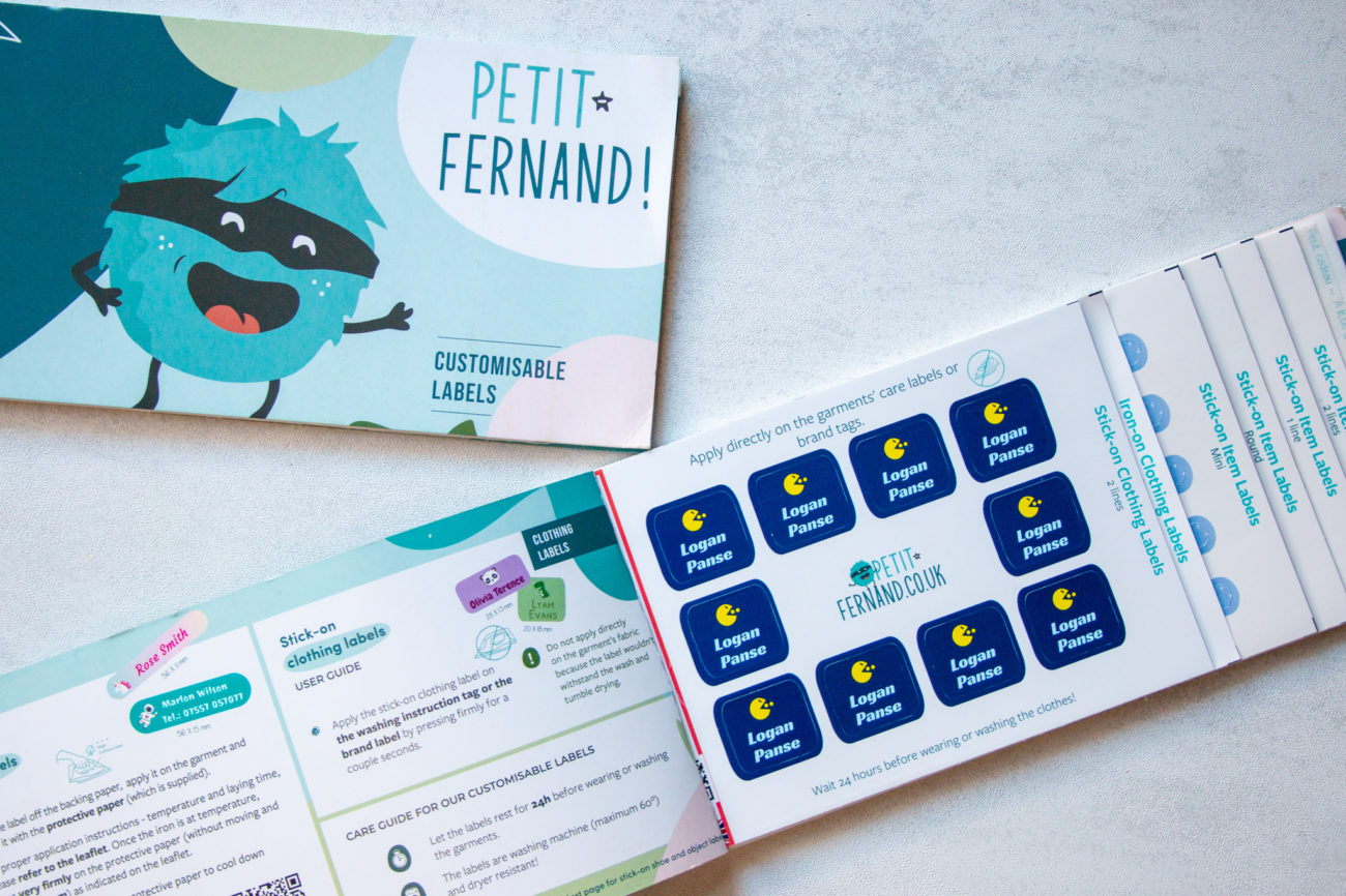 Label alles van je kinderen met Petit Fernand - Kidshoekje.nl