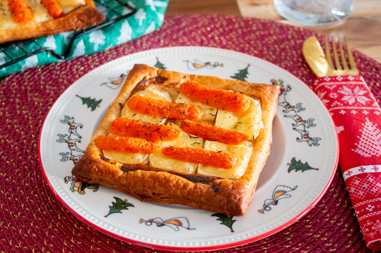 Vegetarisch kerstgerecht: Tarte Tatin met Wortel van Rukmini Iyer