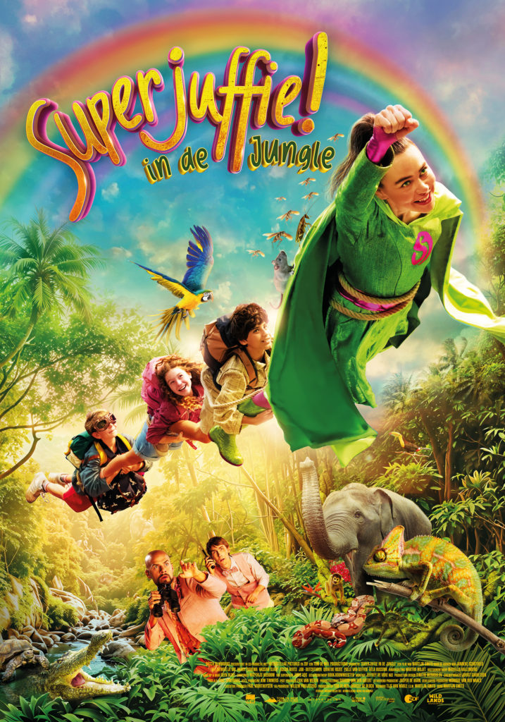 Superjuffie  in de jungle poster