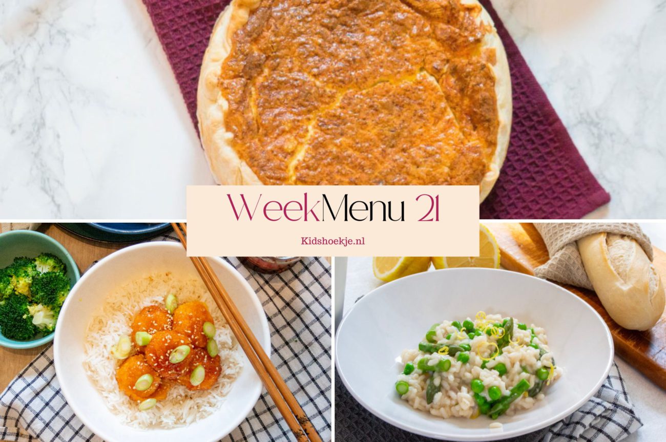 Weekmenu 21 - 2026 - Kidshoekje.nl