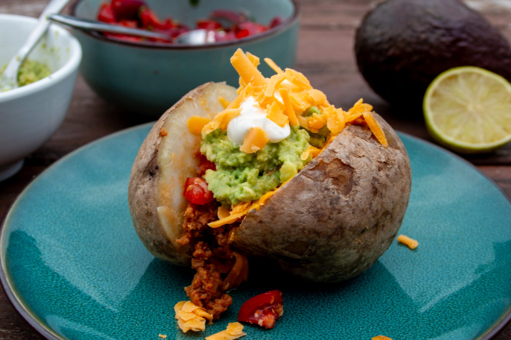 Loaded Mexicaanse Gepofte Aardappel - Kidshoekje.nl
