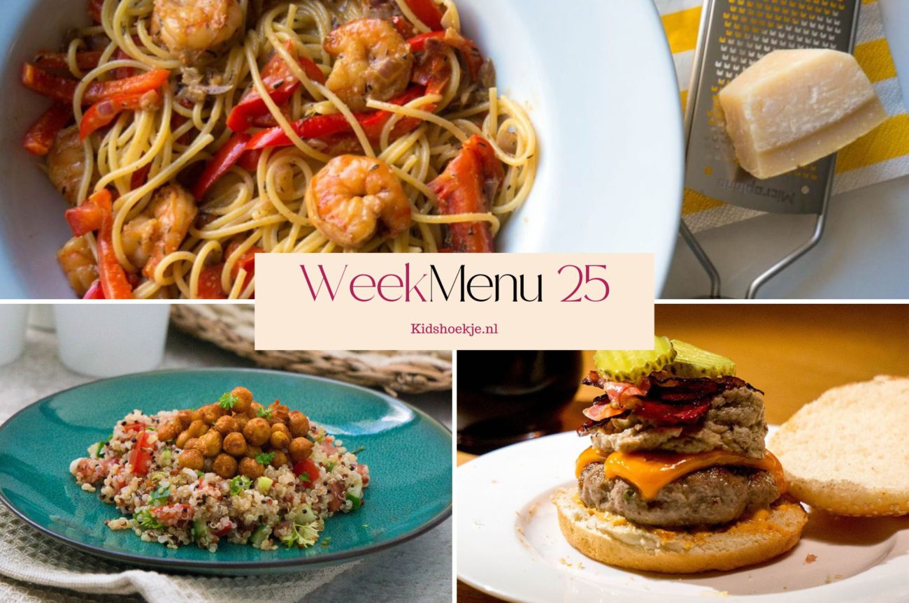Weekmenu 25 - 2026 - Kidshoekje.nl