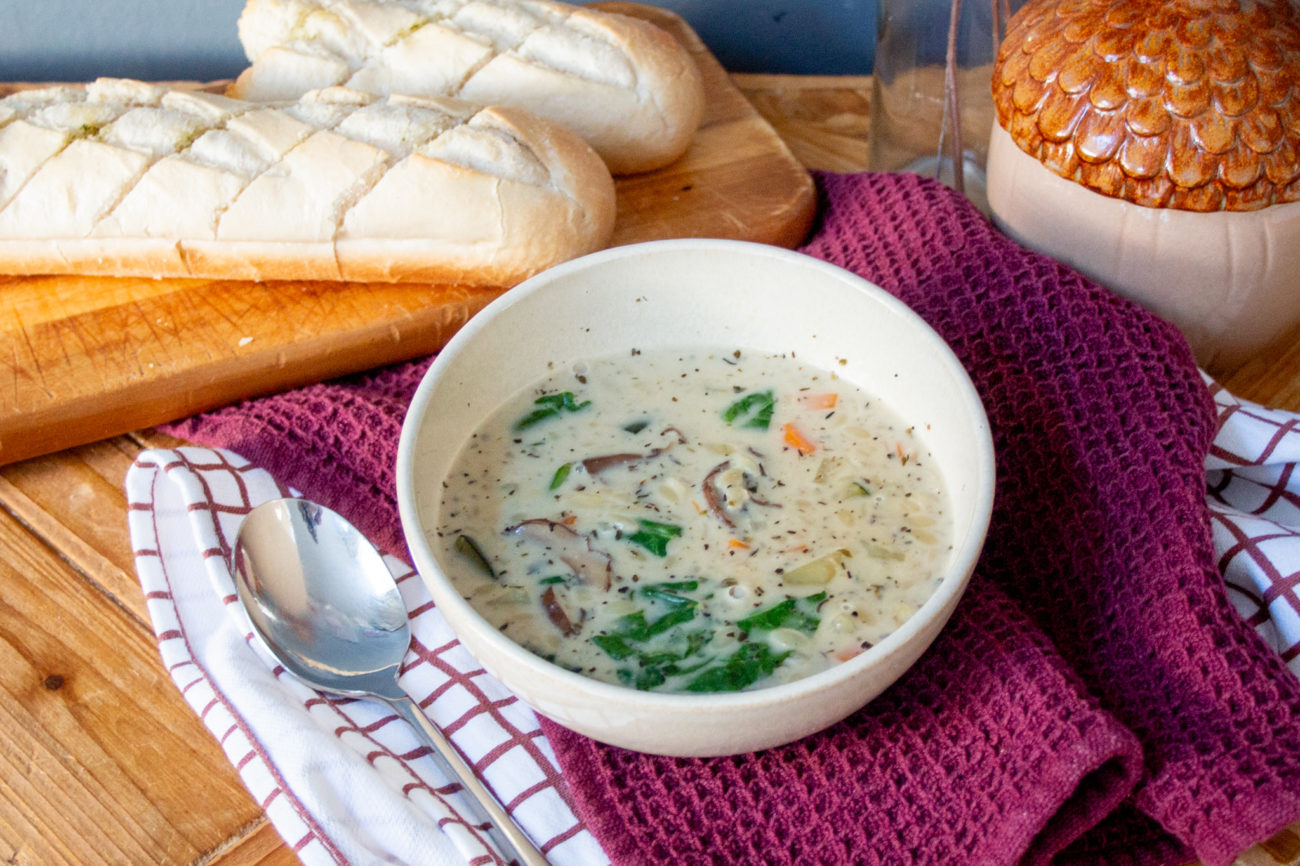 Romige Orzo Groentesoep
